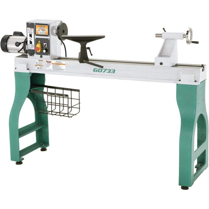 Grizzly G0733 18 Inch x 47 Inch Heavy Duty Wood Lathe - Image 1