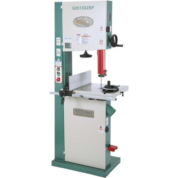 Grizzly G0513X2BF 220V 17 In 2 HP Extreme-Series Bandsaw with Cast-Iron Trunnion - Image 1