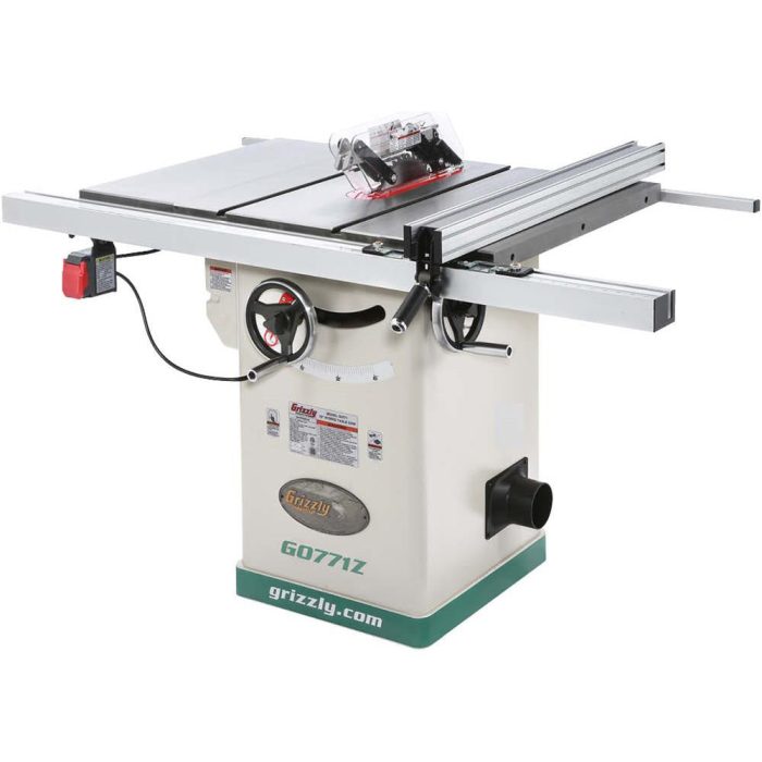 Grizzly G0771Z 120V/240V 10 Inch 2 HP 120V Hybrid Table Saw with T-Shaped Fence - Image 1
