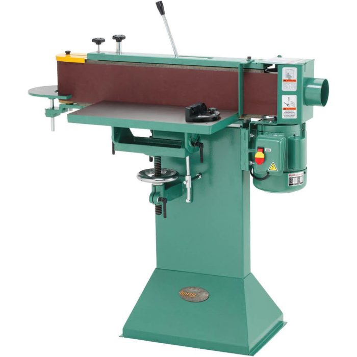 Grizzly G1140 110V/220V 6 Inch x 80 Inch Floor Model Edge Sander - Image 1