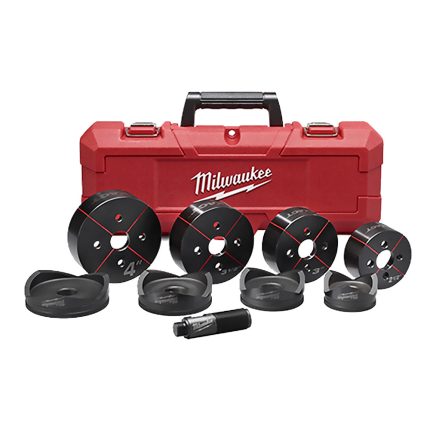 Milwaukee 49-16-2695 EXACT 2-1/2 Inch to 4 Inch Knockout Set