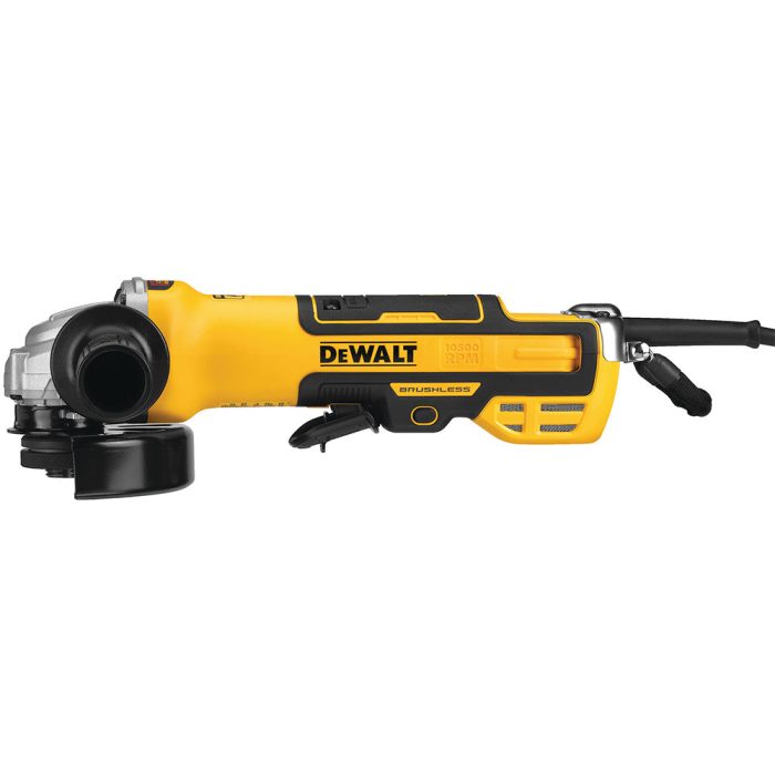 DeWALT DWE43214N 1800W 5" Brushless Paddle Switch Small Angle Grinder Kick Break - Image 1