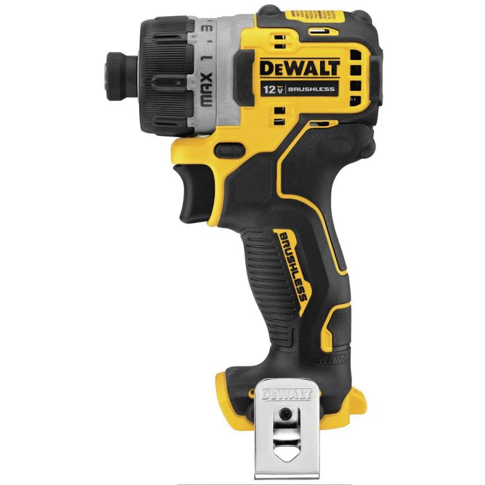 DeWALT DCF601B 12V MAX 1/4" Brushless Screwdriver Portability Clip - Bare Tool - Image 1