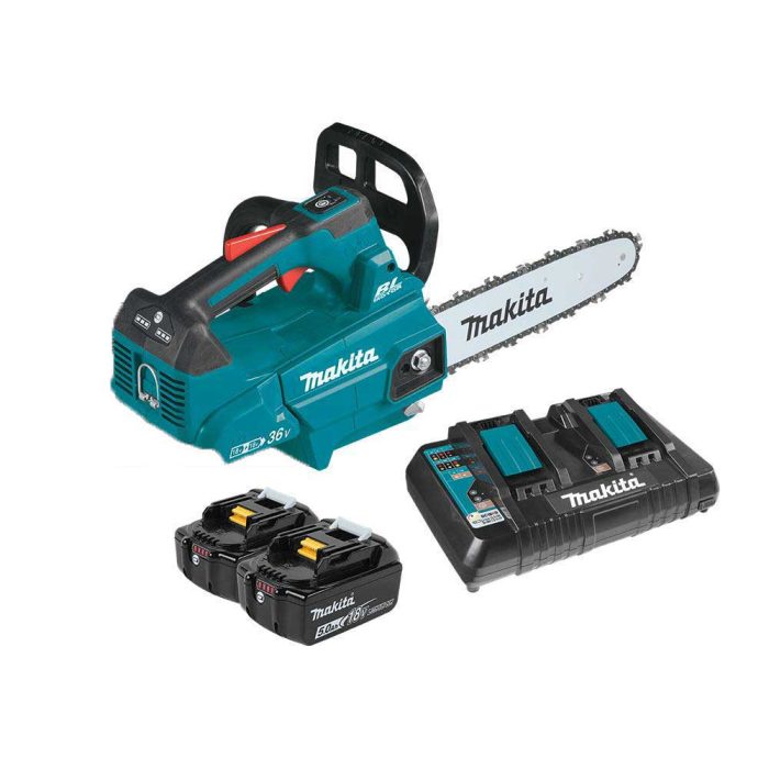 Makita XCU08PT 18V X2 36V 14" Li-Ion Brushless Top Handle Chain Saw Kit - Image 1