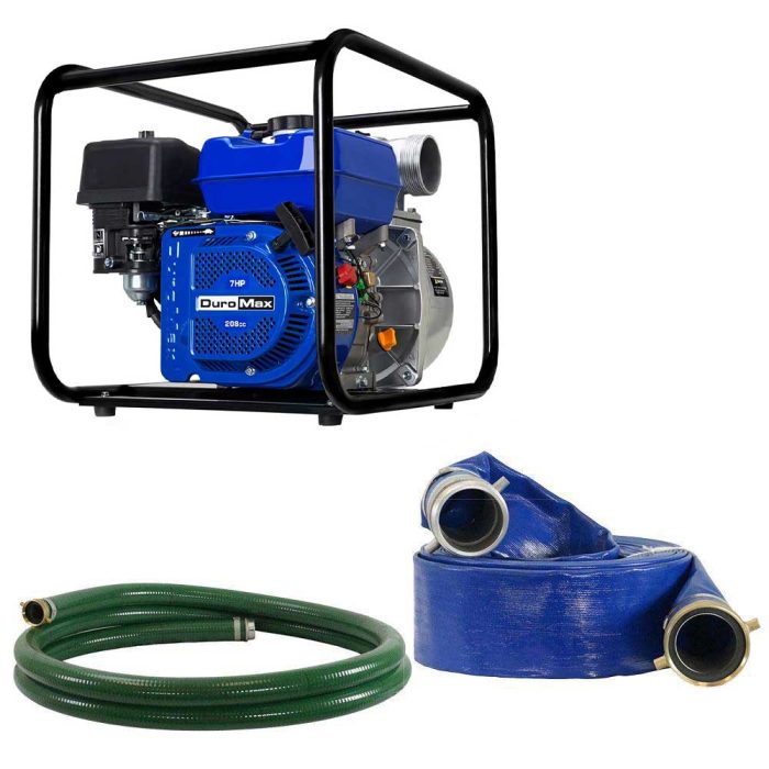 DuroMax XP650WP-SHK 208cc 220 GPM 3" Gas Engine Water Pump Kit - Image 1