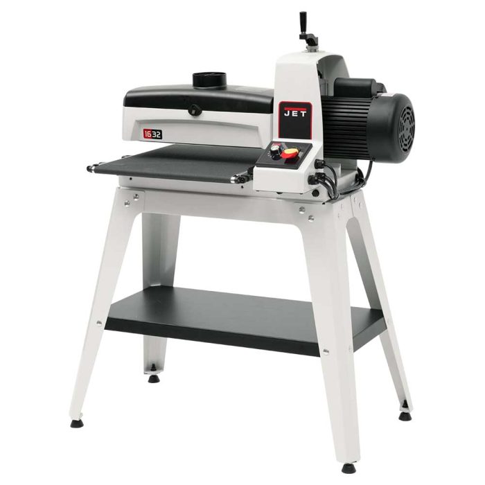 JET 723520K 1632 115V 20 Amp Corded SandSmart Drum Sander w/ Woodworking Stand - Image 1