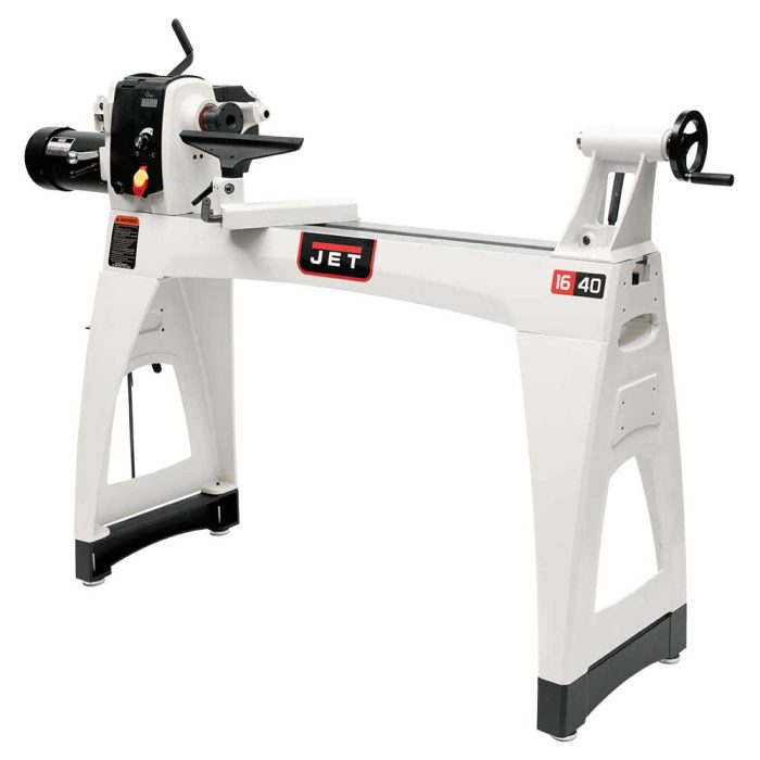 Jet 719500 JWL-1640EVS 115V 1.5-HP 16" X 40" Variable Speed Woodworking Lathe - Image 1