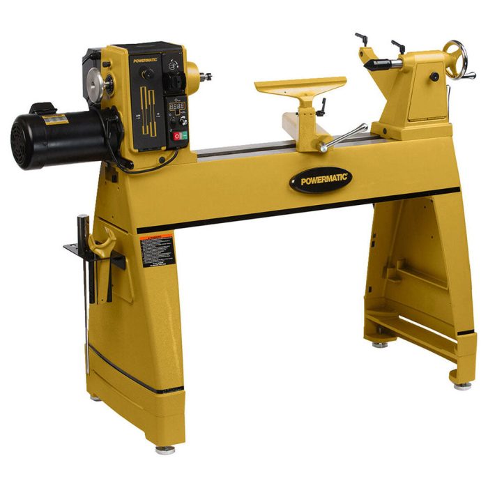 Powermatic 1353001 230V 2-HP 3520C Single Phase Woodworking Lathe w/ Risers - Image 1