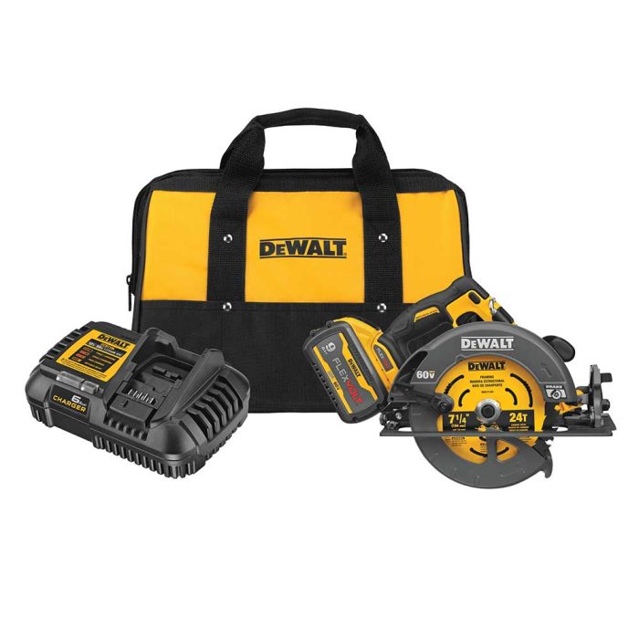 DeWALT DCS578X1 60V 7-1/4" MAX FLEXVOLT Cordless Circular Saw w/ Brake Kit - Image 1