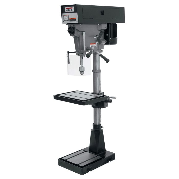 JET J-A3816 1-Hp 115/230V 15" Heavy Duty 6-Speed Floor Model Drill Press - Image 1