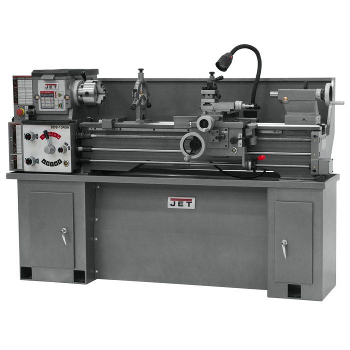 JET BDB-1340A 2-Hp 230V Belt Drive Bench Lathe w/ CBS-1340A Stand - 321102AK - Image 1