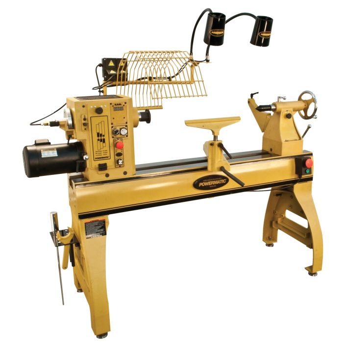Powermatic 4224B Lathe w/ Lamp Kit 3HP 3PH 220V - 1794224K - Image 1