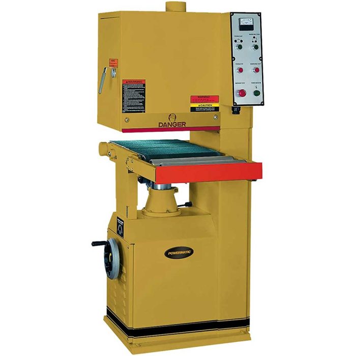 Powermatic 1632 5-Hp 230V 16" Open End Pneumatic Belt Sander w/ Combo Head - Image 1