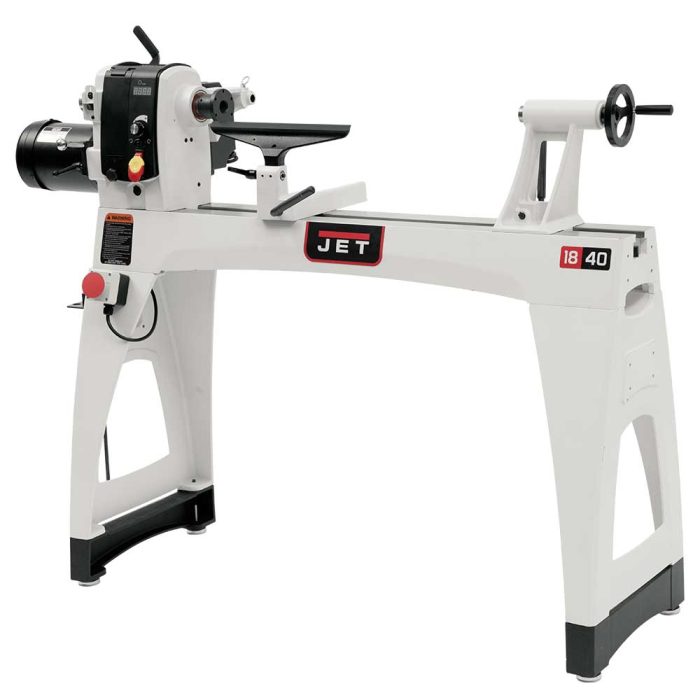 Jet JWL-1840EVS 2-Hp 230V 18" x 40" Electronic Variable Speed Wood Lathe - Image 1