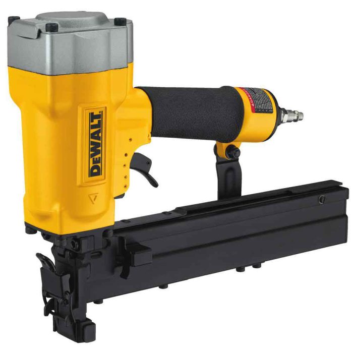 DeWALT DW451S2 16 Gauge Pneumatic Wide Crown Tool Free Lathing Stapler - Image 1