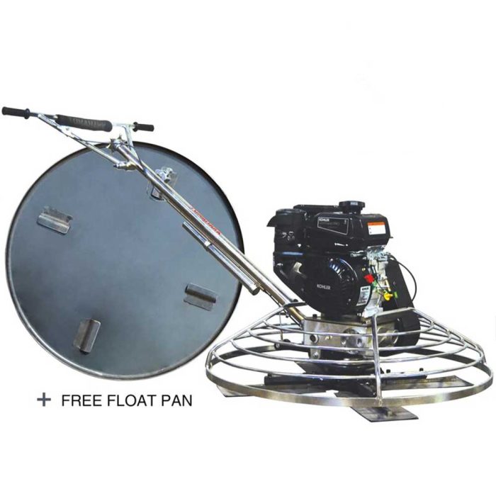 Tomahawk Power TPT36K 6-HP 36" Concrete Gasoline Power Trowel Edger w/ Float Pan - Image 1