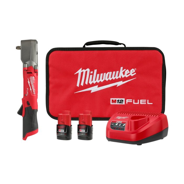 Milwaukee 2564-22 M12 FUEL 12V 3/8" Cordless Right Angle Impact Wrench Kit - Image 1