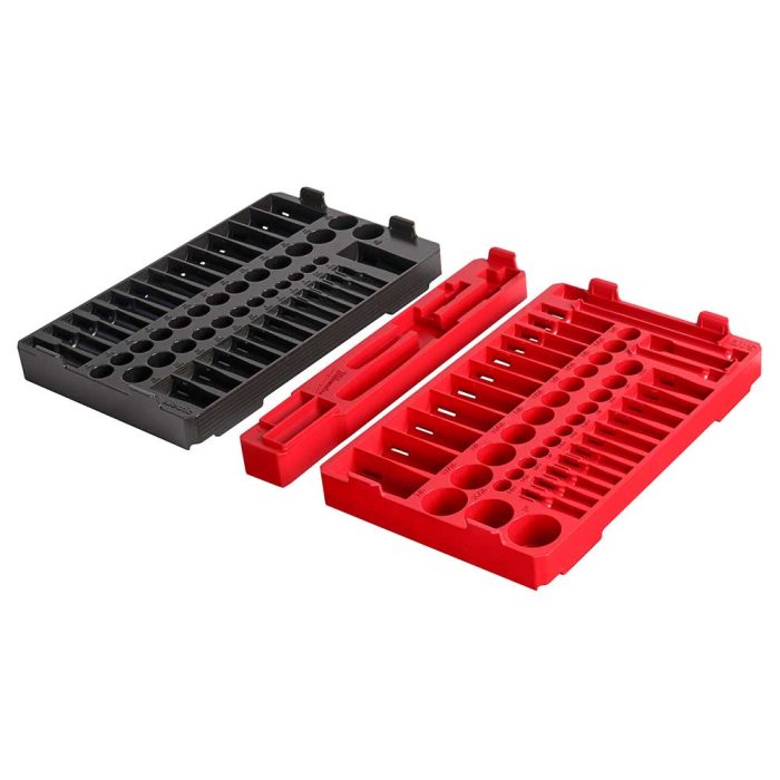 Milwaukee 48-22-9486T 1/4"-3/8” Ratchet Socket Set Tray - Image 1