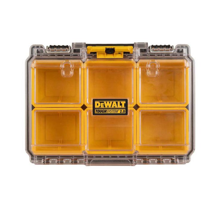 DeWALT DWST08020 TOUGHSYSTEM 2.0 6 Deep Compartment Small Parts Organizer - Image 1