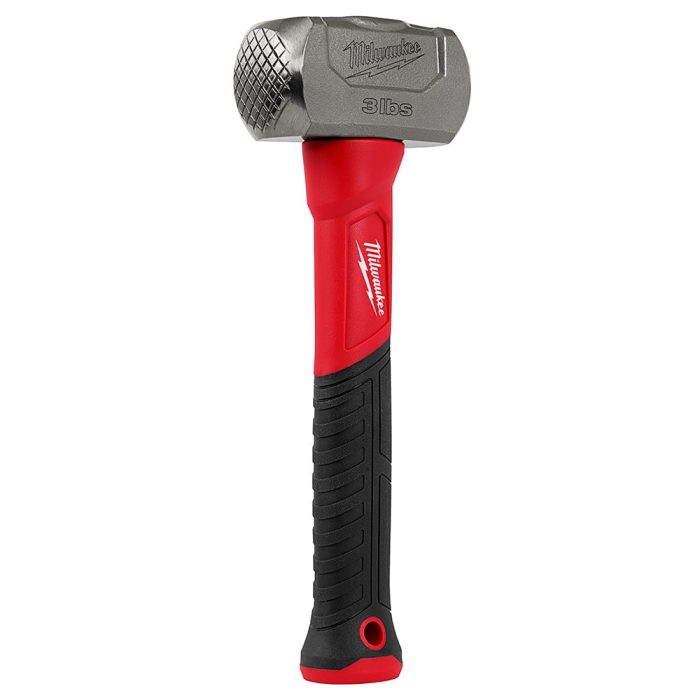 Milwaukee 48-22-9310 3 lbs Drilling Hammer w/ Milled/Smooth Face - Image 1