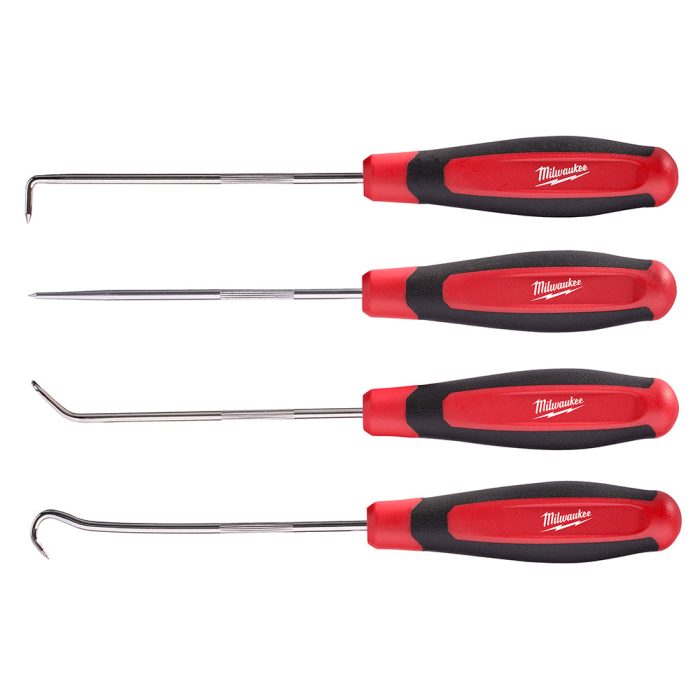 Milwaukee 48-22-9215 Heavy Duty Durable Hook and Pick Set - 4 PC - Image 1