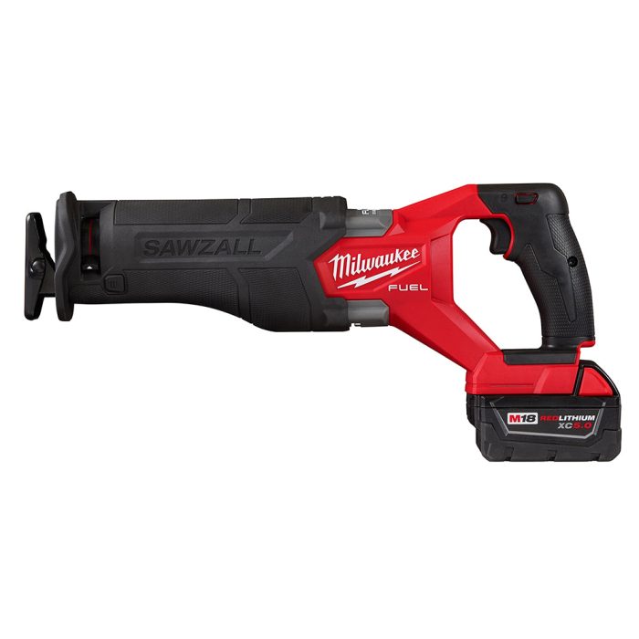 Milwaukee 2821-22 M18 FUEL 18V SAWZALL Cordless Reciprocating Saw Kit - 2/XC5.0 - Image 1