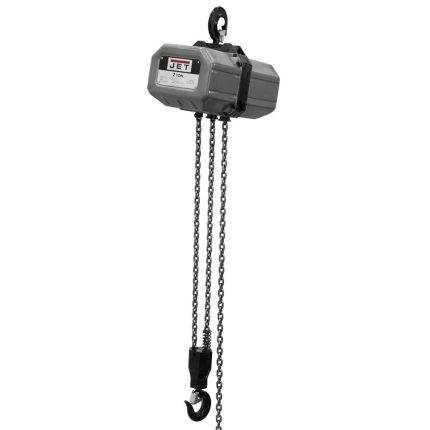 JET 2SS-1C-15 115V/230V 2 Ton 1 Phase Electric Chain Hoist w/ 15' Lift