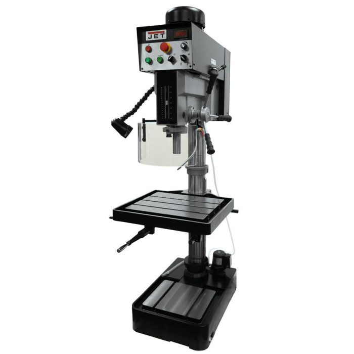 JET JDP-20EVST-230 230V 2 HP 1-1/2" Variable Metalworking Tapping Drill Press - Image 1