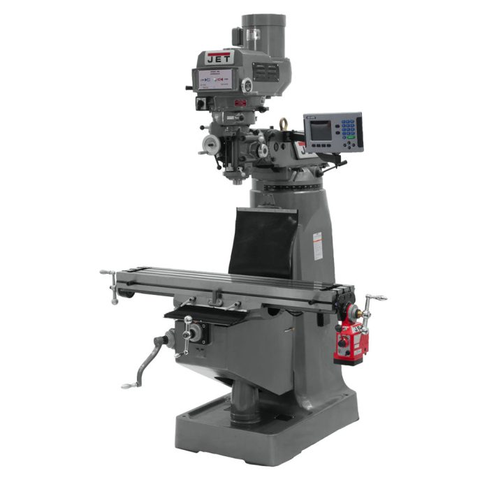 JET 690408 JTM-4VS 230/460V Mill w/ 3-Axis ACU-RITE 203 DRO w/ X-Axis Powerfeed - Image 1