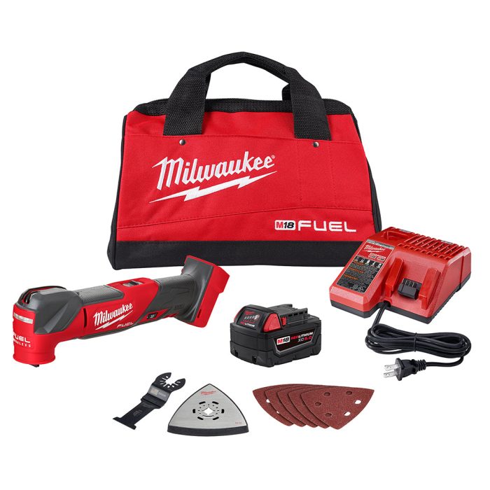 Milwaukee 2836-21 M18 FUEL 18V Cordless Li-Ion Oscillating Multi Tool Kit - Image 1