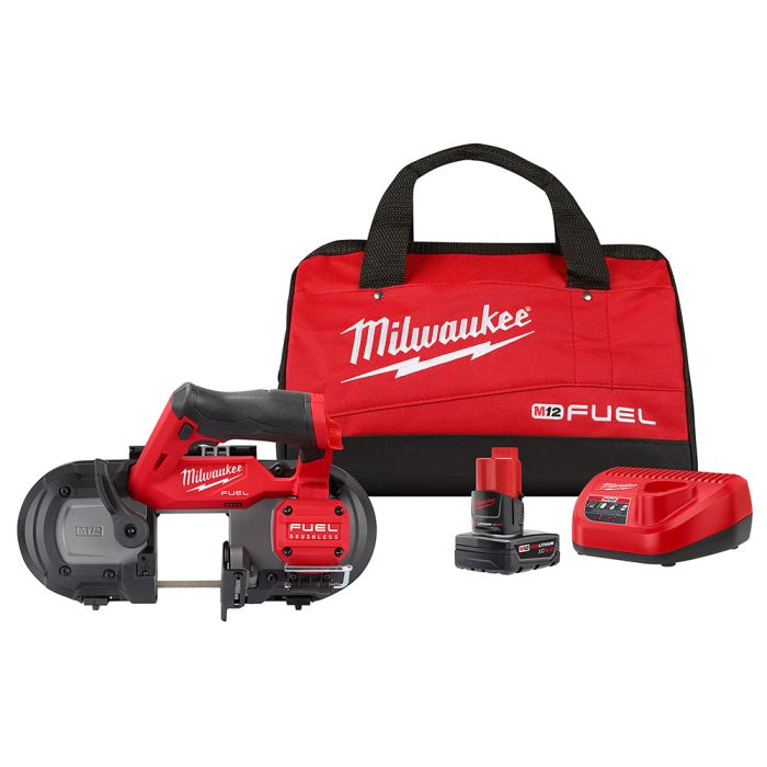 Milwaukee 2529-21XC M12 FUEL 12V Cordless Li-Ion Brushless Compact Band Saw Kit - Image 1