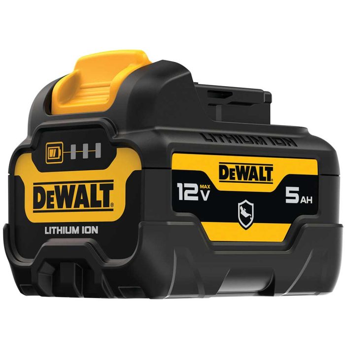 DeWALT DCB126G 12V MAX 5Ah Lightweight Lithium-Ion Durable Oil Resistant Battery - Image 1