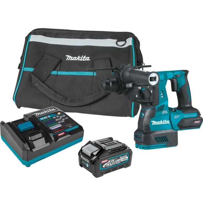 Makita GRH01M1 40V MAX XGT 1-1/8" Brushless Cordless AVT Rotary Hammer Kit - Image 1