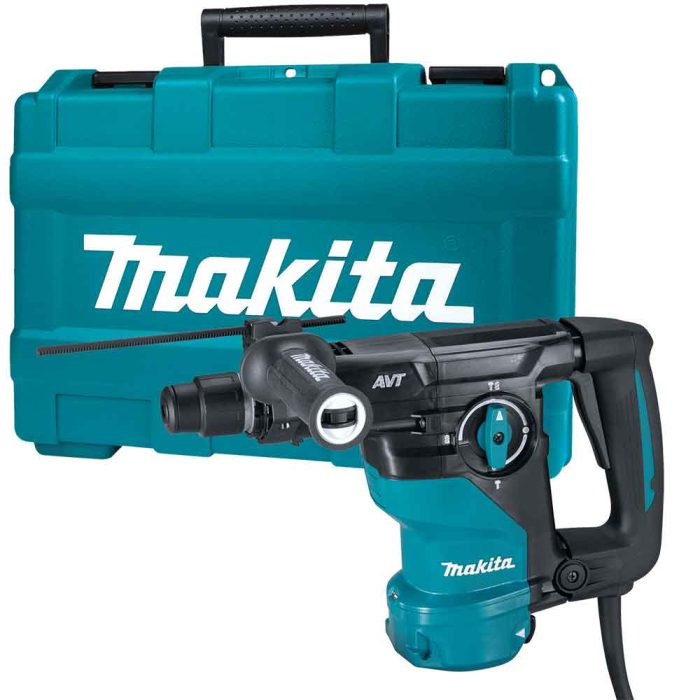 Makita HR3011FCK 1-3/16'' AVT Rotary Hammer Accepts L-Shaped SDS-PLUS Bits - Image 1