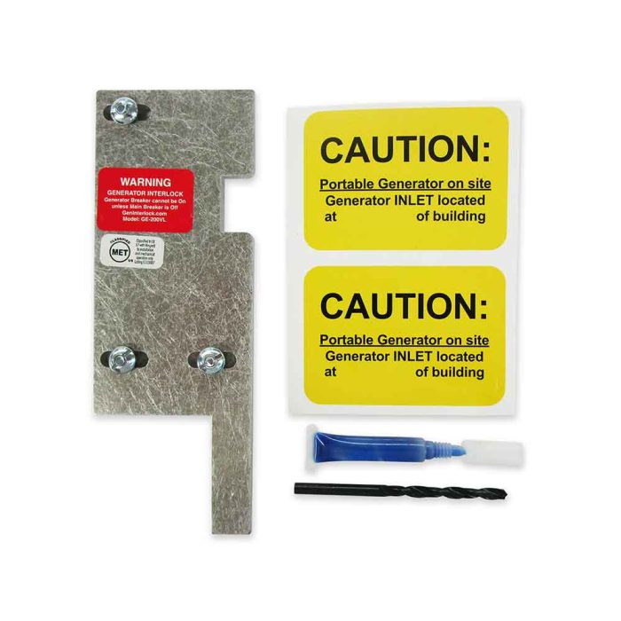 GenInterlock GE-200VL Generator Interlock Kit Breaker Panel 150/200 Amp Panels General Electric Vertical - Image 1