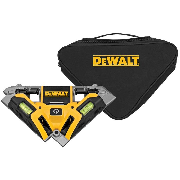 DeWALT DW0802 33' Durable Aluminum Laser Square w/ 3 Mounting Pins - Image 1