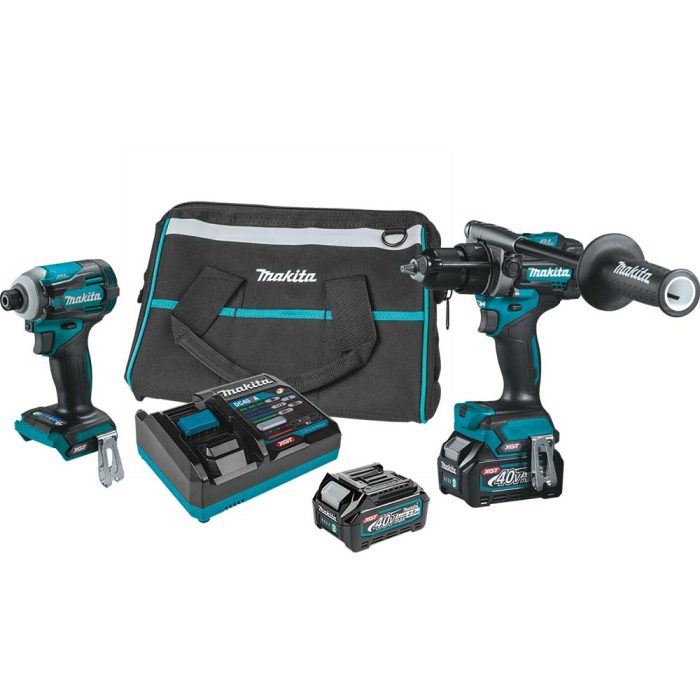 Makita GT200D 40V MAX XGT Brushless Cordless 2 PC Combo Kit w/ 2.5 AH Batteries - Image 1