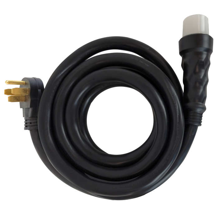 DuroMax XP5015GC 50-Amp 15-Foot 6-Gauge 14-50 CS6364 Heavy Duty Generator Power Cord for Home Power Backup, Black - Image 1