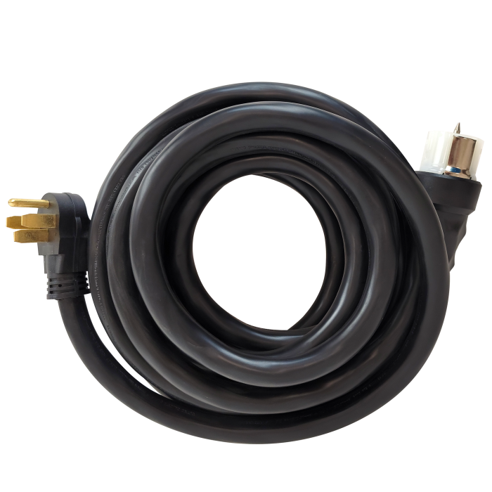 DuroMax XP5025GC 50-Amp 25-Foot 6-Gauge 14-50 CS6364 Heavy Duty Generator Power Cord for Home Power Backup, Black - Image 1