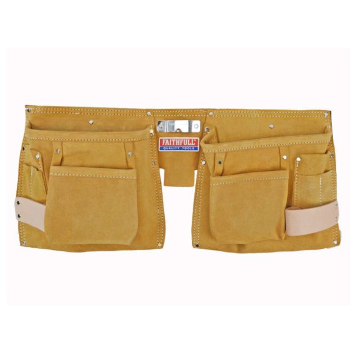 10 Pocket Double Tool & Nail Pouch - Image 1