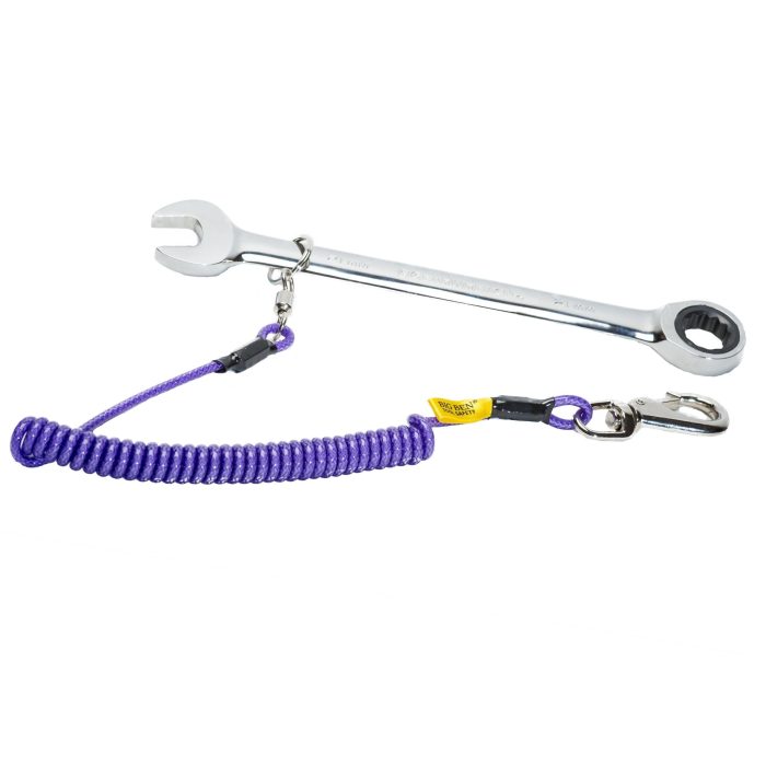 21mm Flat Spanner & Ring Ratchet with Tether - Image 1