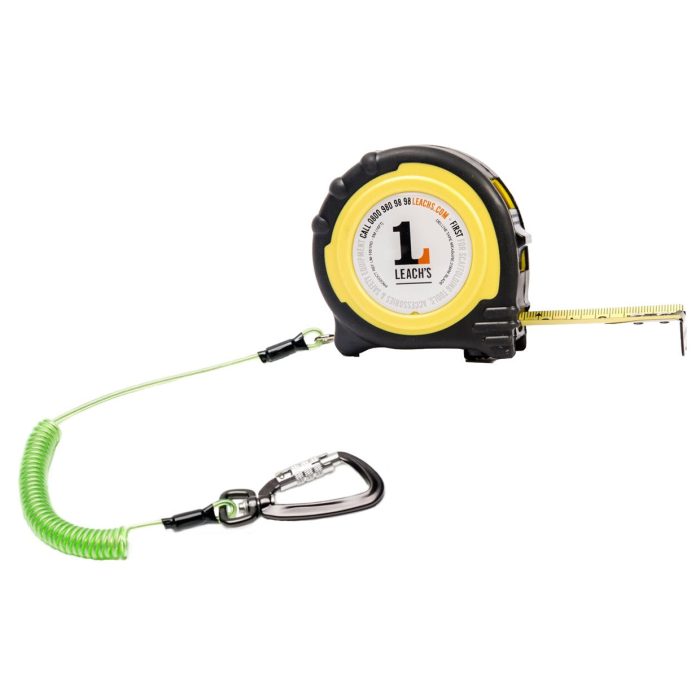 5m Tape Measure with Tool Tether -  Rubber Enclosed Design - Image 1