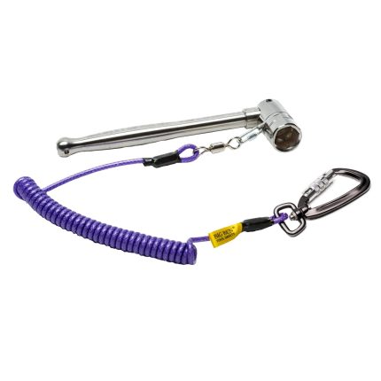 BIGBEN® Titanium Hex Box Spanner with Poker Handle & Carabina Type Tether
