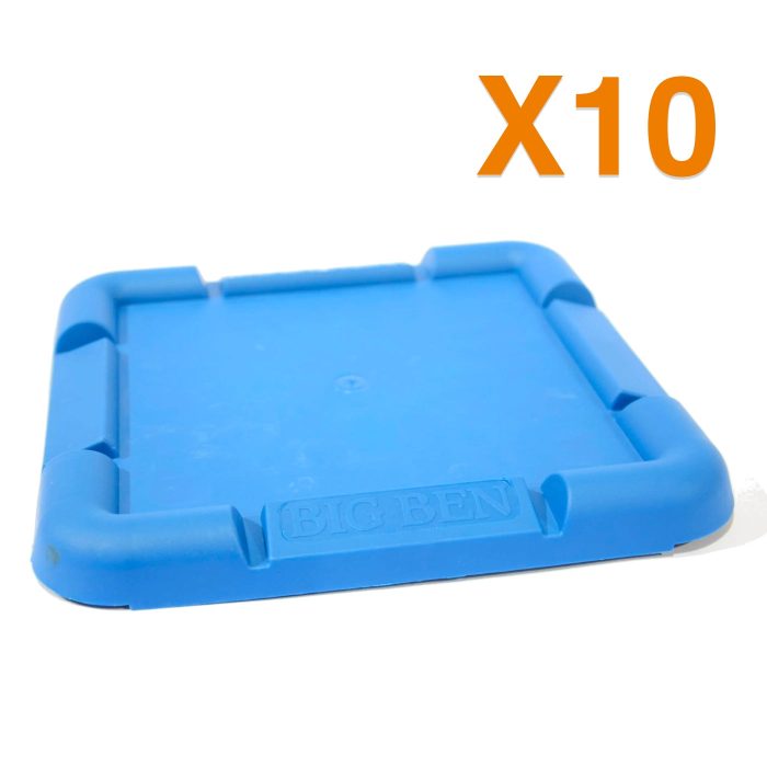 10x BIGBEN® Heavy Duty Tredda Plates - Blue - Image 1