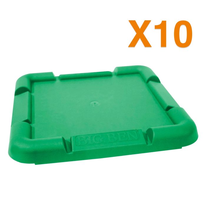 10x BIGBEN® Heavy Duty Tredda Plates - Green - Image 1
