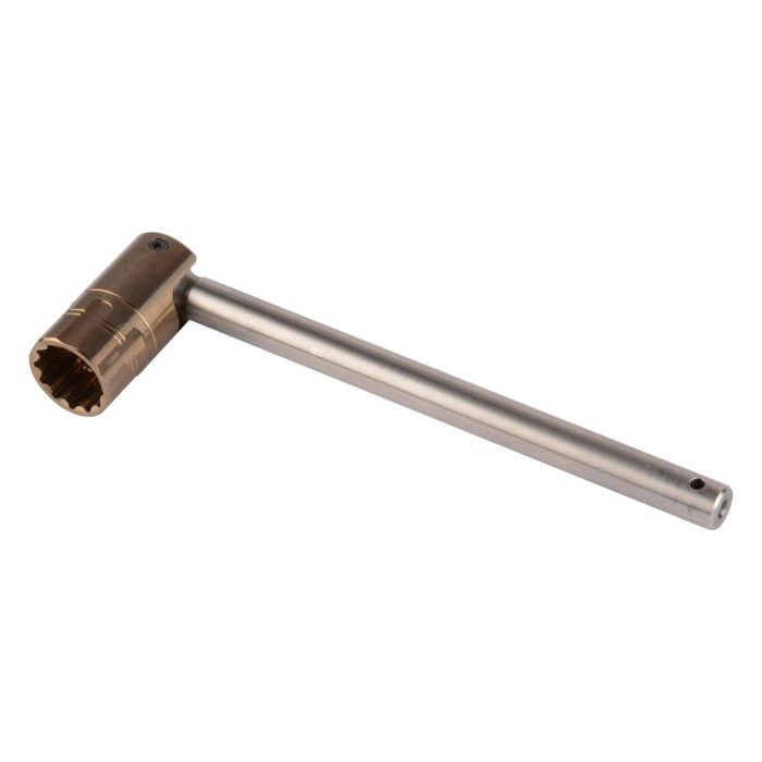 BIGBEN® 7/16" All Titanium Bi-Hex Spanner - Titanium Ball Head Thin Round - Image 1