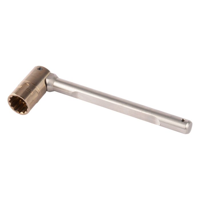 BIGBEN® 7/16" All Titanium Bi-Hex Spanner - Stainless Steel Thick Flat - Image 1