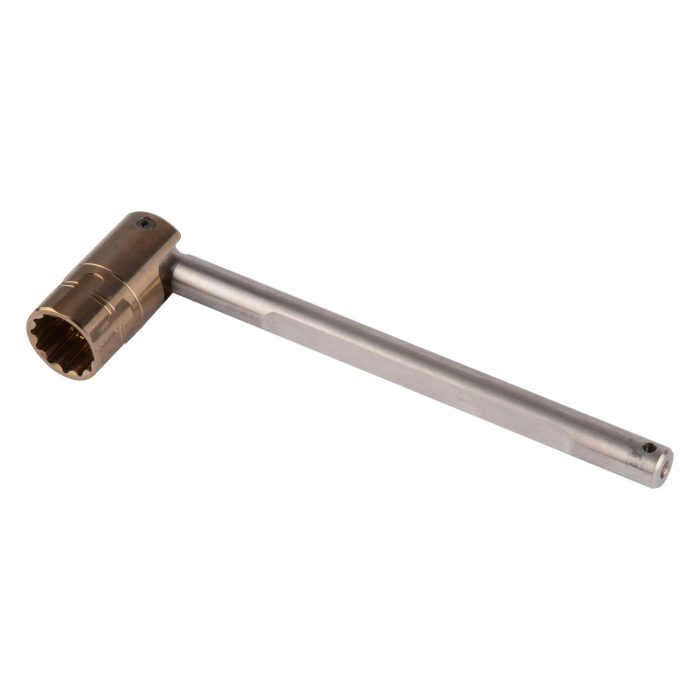 BIGBEN® 7/16" All Titanium Bi-Hex Spanner - Titanium Ball Head Thin Flat - Image 1