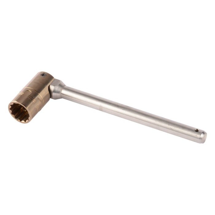 BIGBEN® 7/16" All Titanium Bi-Hex Spanner - Titanium Thin Round 14mm - Image 1