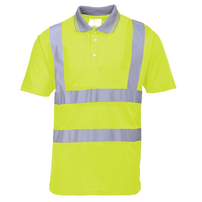 Hi-Vis Polo Shirt - Yellow - Image 1